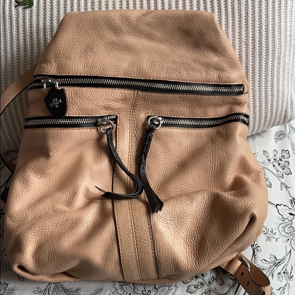 Everyday backpack tan bag!